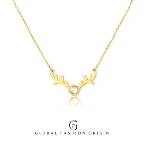 Aurora Antler Necklace – 18K Gold Plated