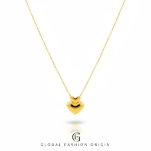 Double Heart Pendant Necklace