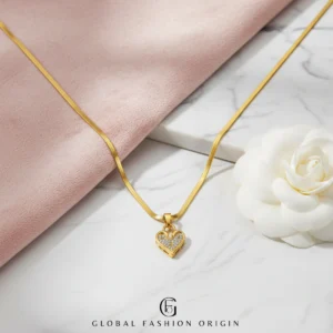 Golden Heart Luxe Necklace