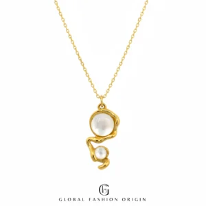 Celeste Dual Pearl Necklace